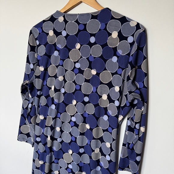 Anne Klein Dress Size L (12/14) Classic V-Neck Faux Wrap Work or Cocktail Party - Picture 10 of 16